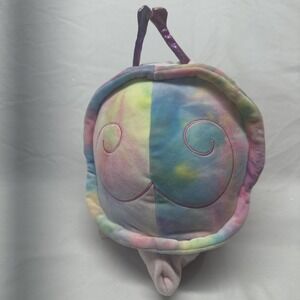 Squishmallow rare Silvina pink Snail Rainbow tiedye Shell 8"